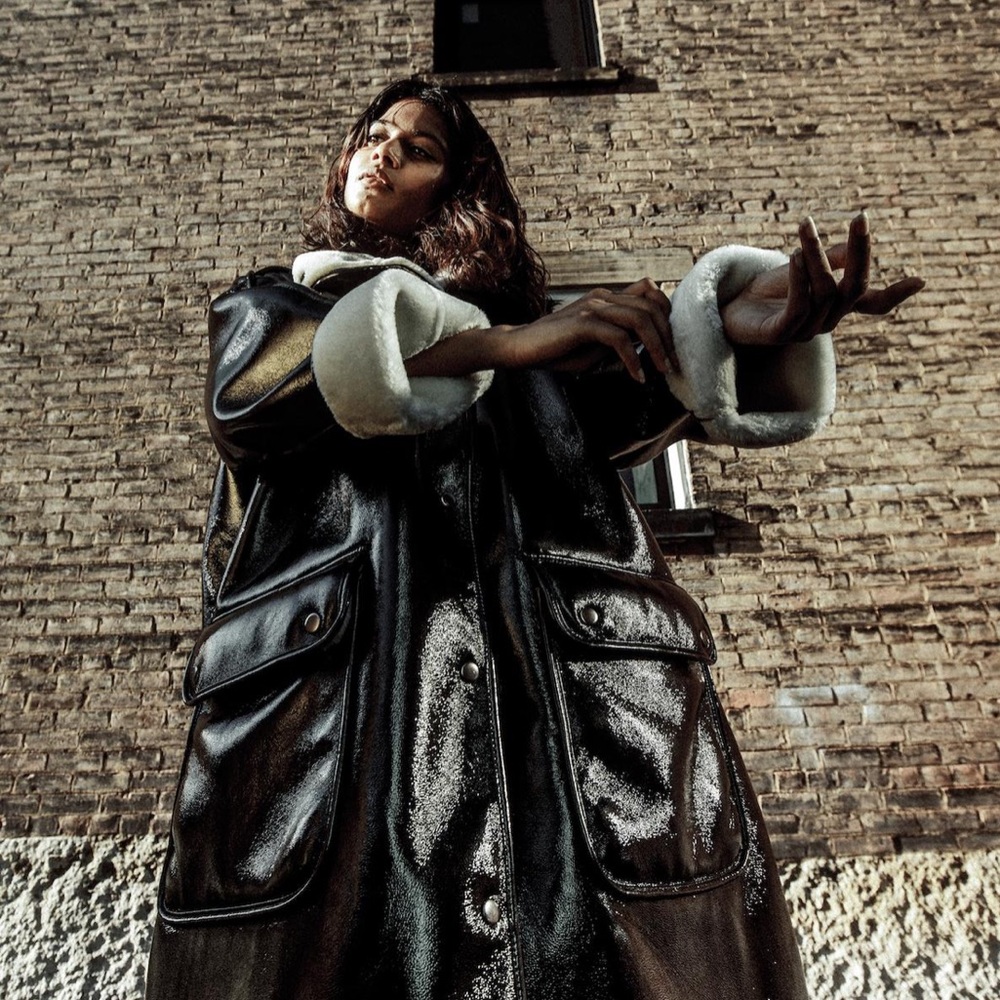 Stand studio Black Vanessa parka